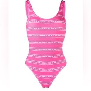 Balmain logo swimsuit